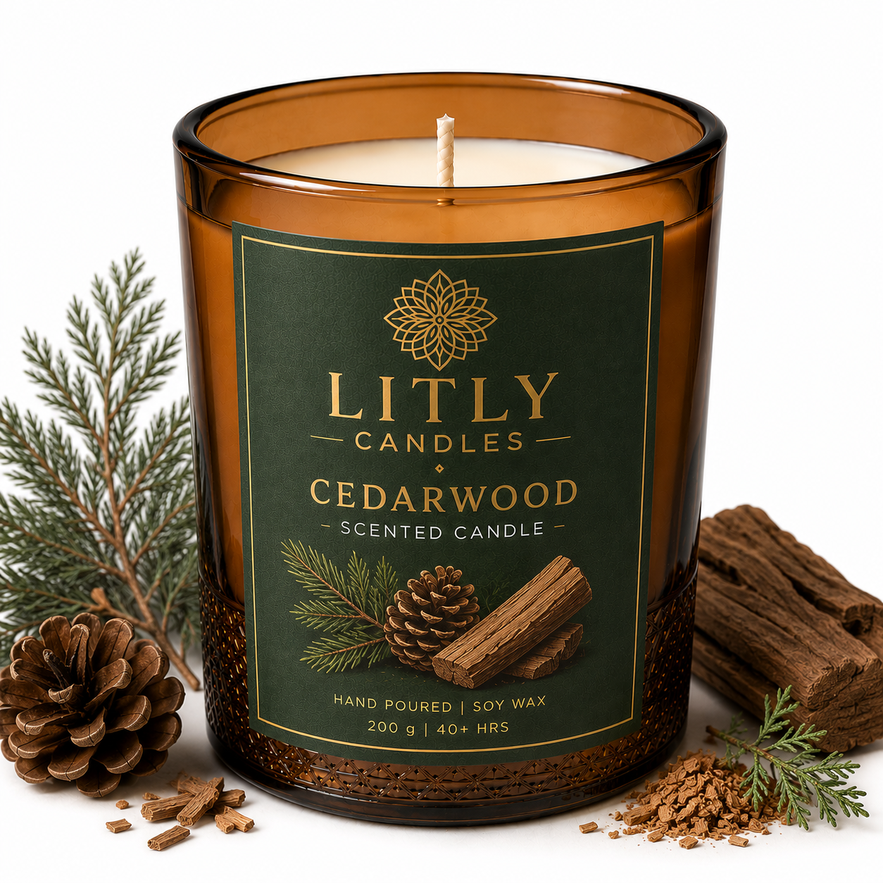 LITLY Candles – Cedarwood